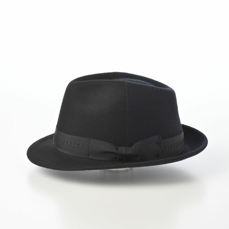 ノルのフェルトハット Half and half（ハーフアンドハーフ） ブラック