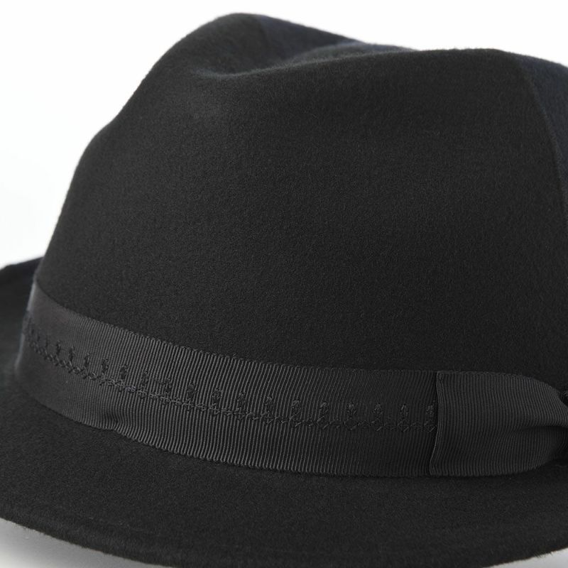 ノルのフェルトハット Half and half（ハーフアンドハーフ） ブラック