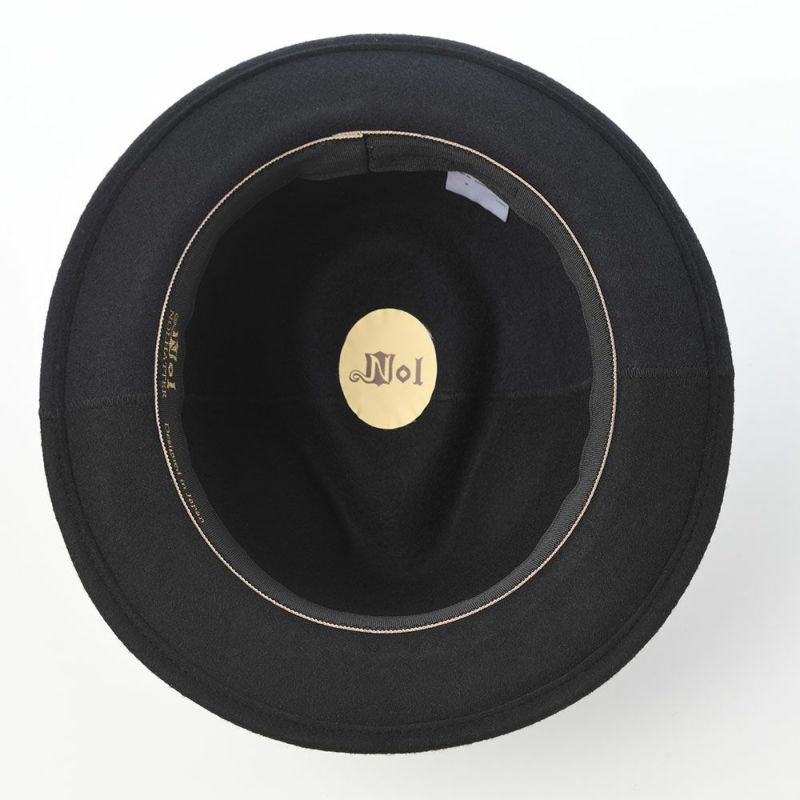 ノルのフェルトハット Half and half（ハーフアンドハーフ） ブラック