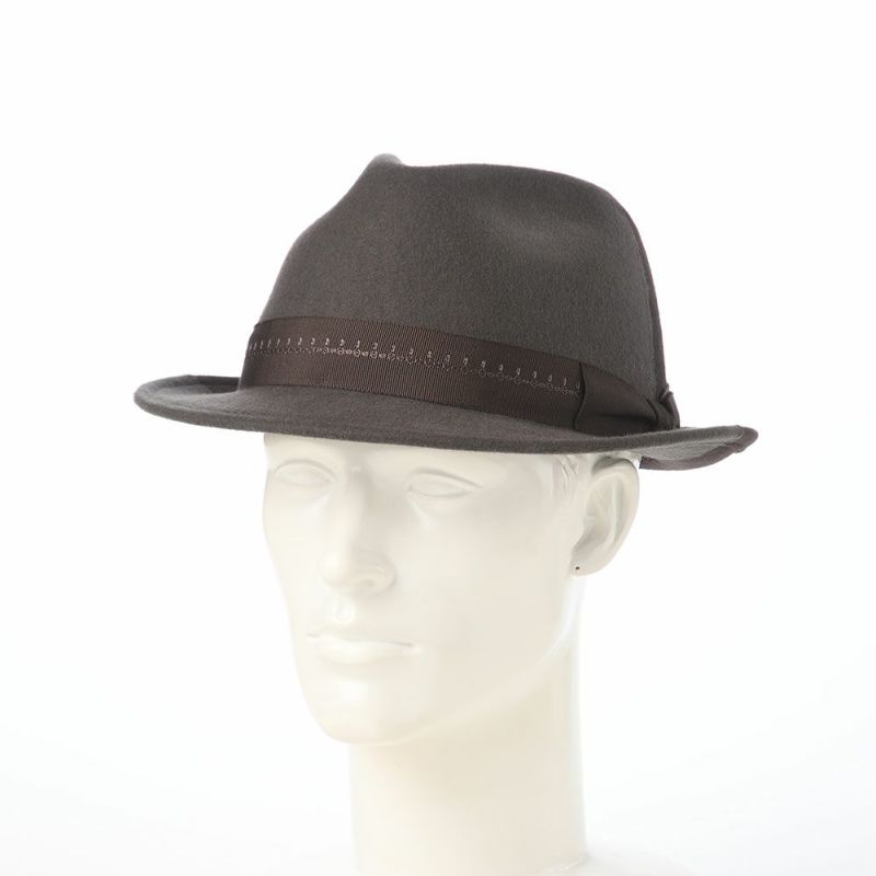 ノルのフェルトハット Half and half（ハーフアンドハーフ） チャコール