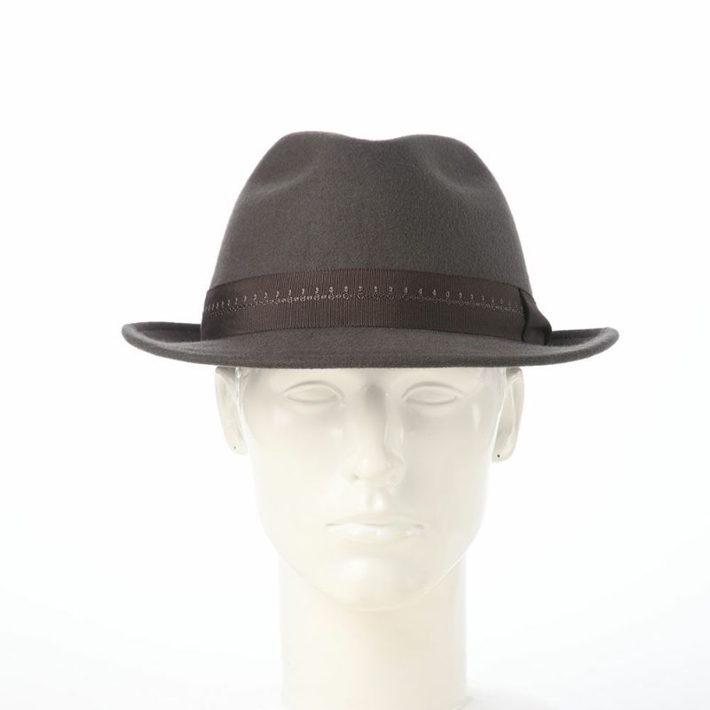 ノルのフェルトハット Half and half（ハーフアンドハーフ） チャコール