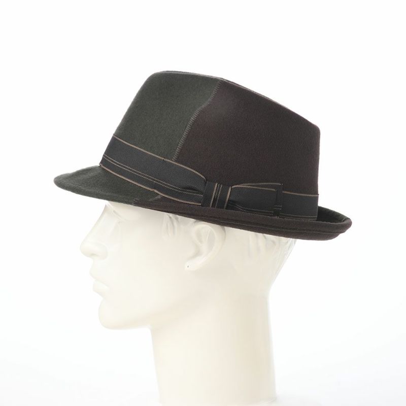 ノルのフェルトハット Pizza hat（ピザハット） チャコール