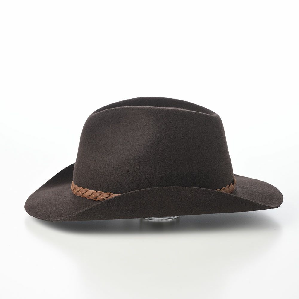 ノルのウエスタンハット Felt western（フェルトウエスタン） ブラウン