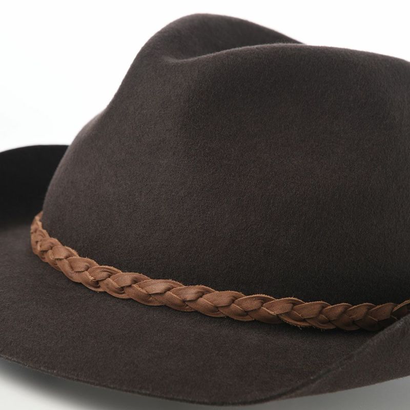 ノルのウエスタンハット Felt western（フェルトウエスタン） ブラウン