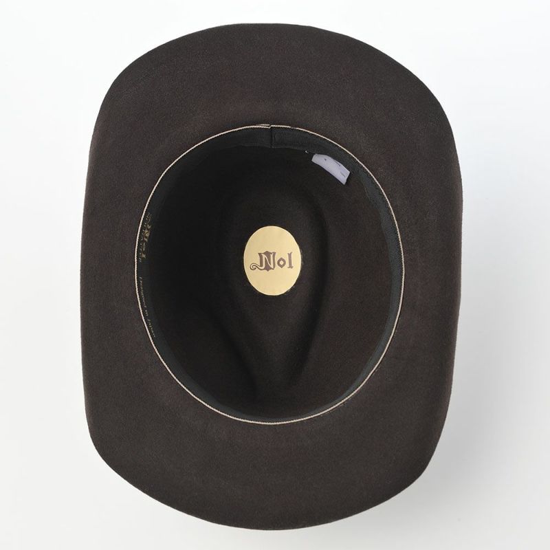 ノルのウエスタンハット Felt western（フェルトウエスタン） ブラウン