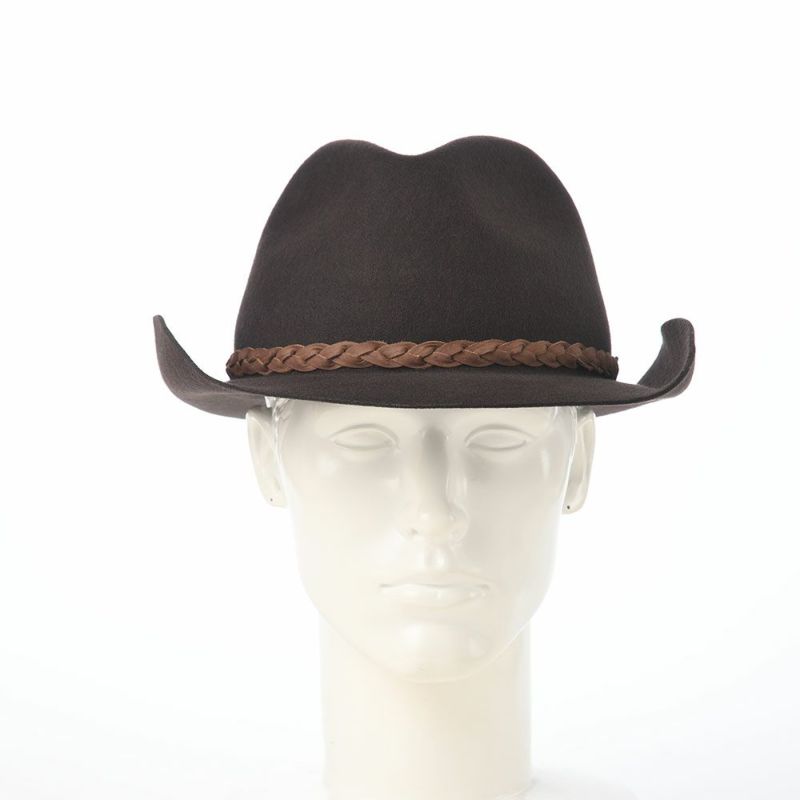 ノルのウエスタンハット Felt western（フェルトウエスタン） ブラウン
