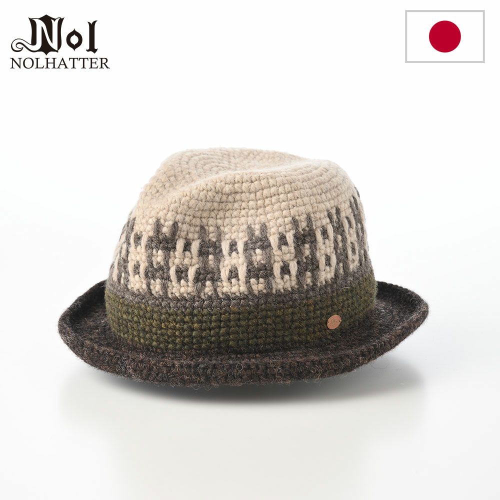 ノルのソフトハット Island hat（アイランド ハット） ブラウン