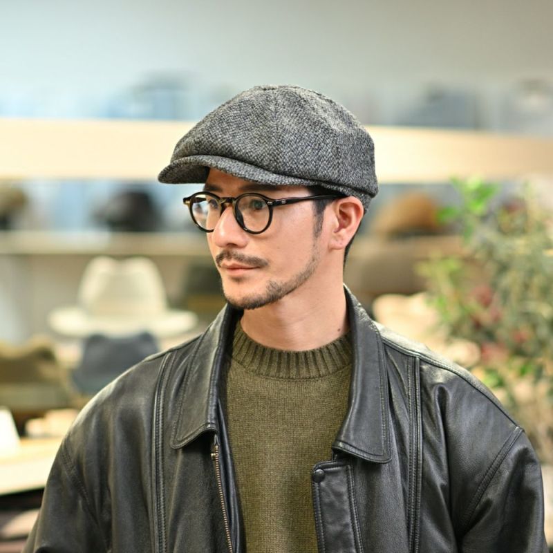 ヴィゲーンズのキャスケット Newsboy Classic Cap（ニュースボーイ クラシックキャップ）W102389 グレー