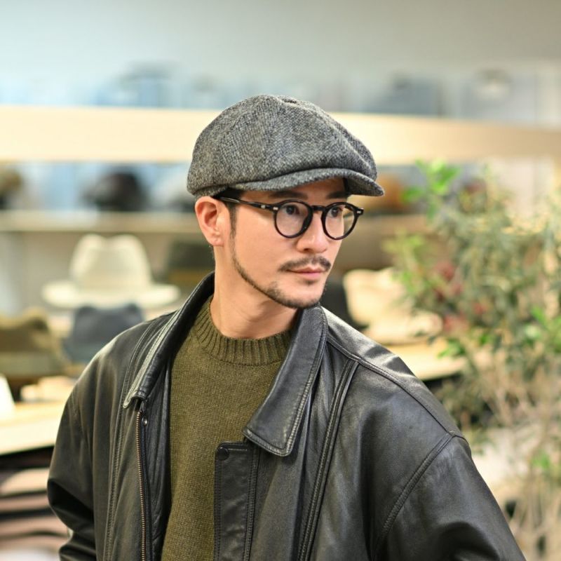 ヴィゲーンズのキャスケット Newsboy Classic Cap（ニュースボーイ クラシックキャップ）W102389 グレー