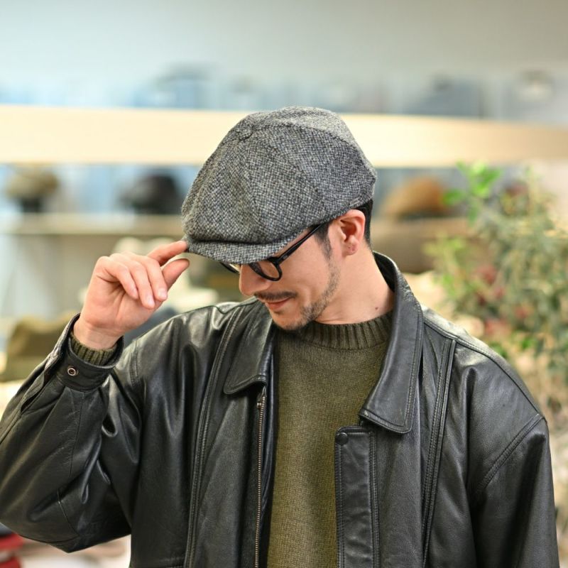 ヴィゲーンズのキャスケット Newsboy Classic Cap（ニュースボーイ クラシックキャップ）W102389 グレー