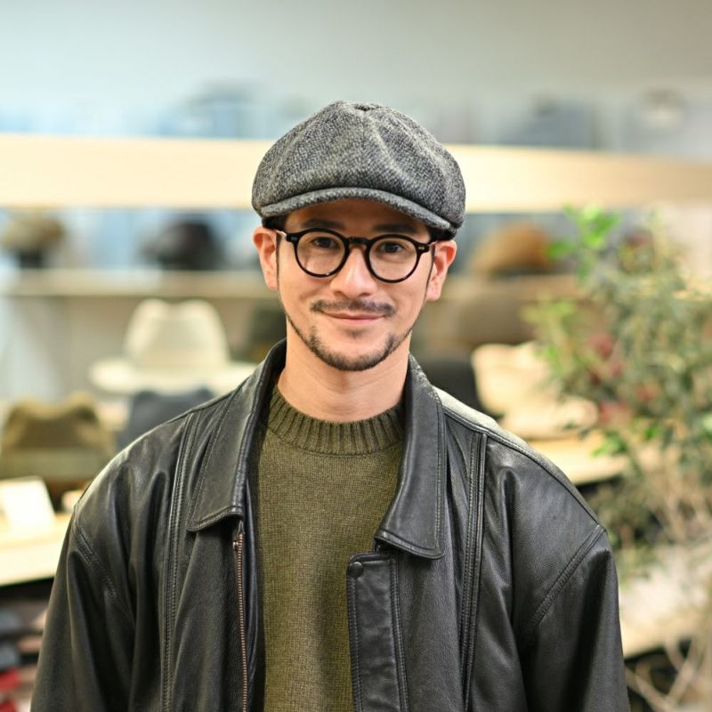 ヴィゲーンズのキャスケット Newsboy Classic Cap（ニュースボーイ クラシックキャップ）W102389 グレー