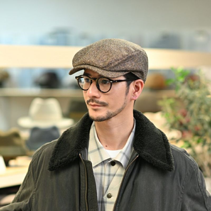 ヴィゲーンズのハンチング Ivy Contemporary Cap（アイビー コンテンポラリーキャップ）W102391 ブラウン