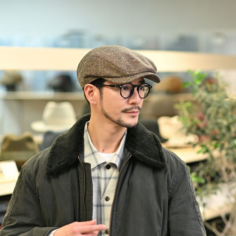 ヴィゲーンズのハンチング Ivy Contemporary Cap（アイビー コンテンポラリーキャップ）W102391 ブラウン