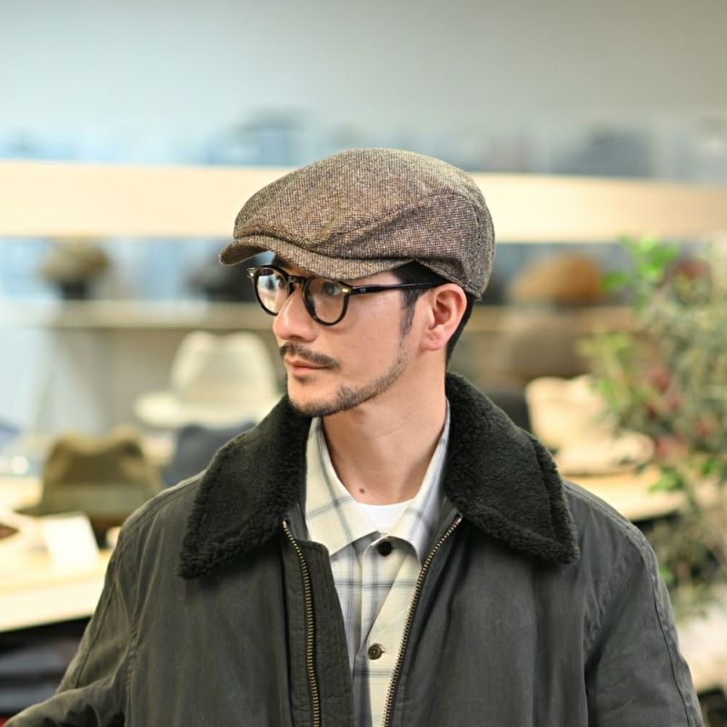 ヴィゲーンズのハンチング Ivy Contemporary Cap（アイビー コンテンポラリーキャップ）W102391 ブラウン