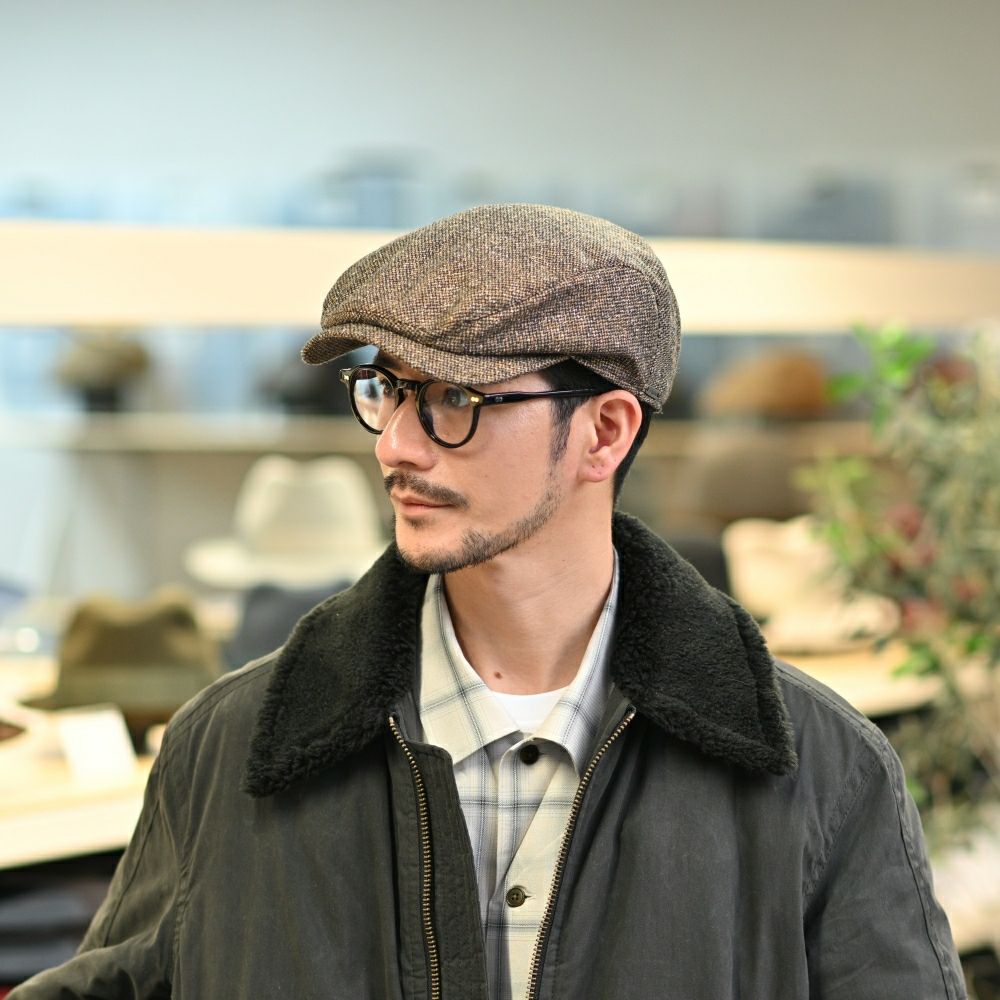 ヴィゲーンズのハンチング Ivy Contemporary Cap（アイビー コンテンポラリーキャップ）W102391 ブラウン