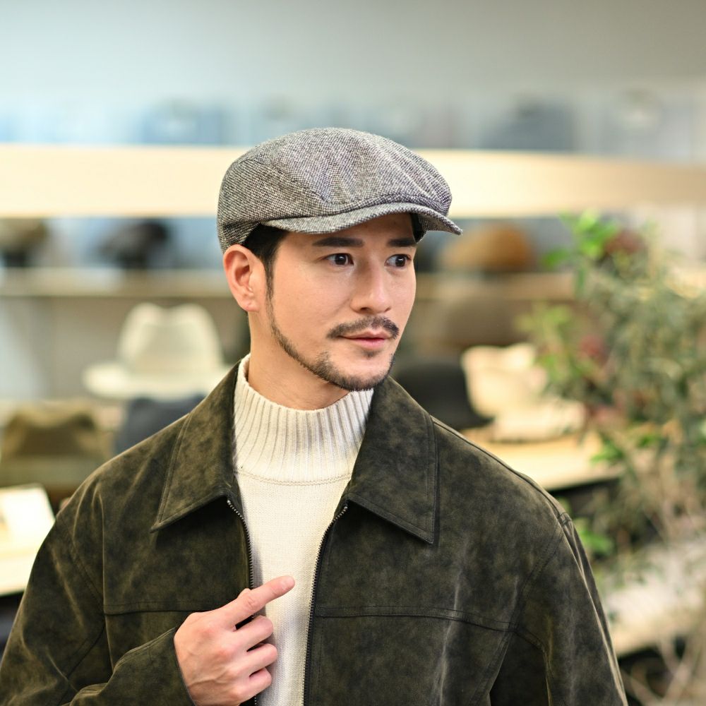 ヴィゲーンズのハンチング Ivy Contemporary Cap（アイビー コンテンポラリーキャップ）W102391 グレー