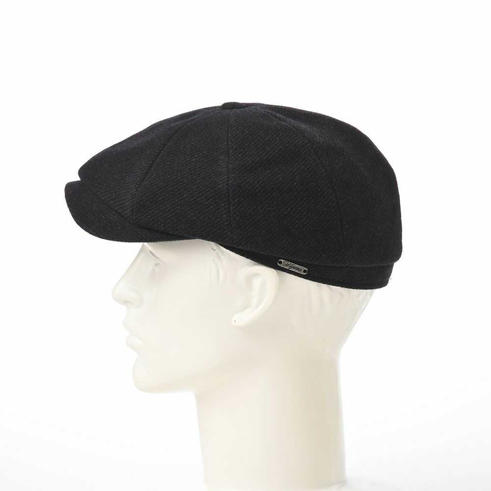 ヴィゲーンズのキャスケット Newsboy Classic Cap（ニュースボーイ クラシックキャップ）W102393 ブラック
