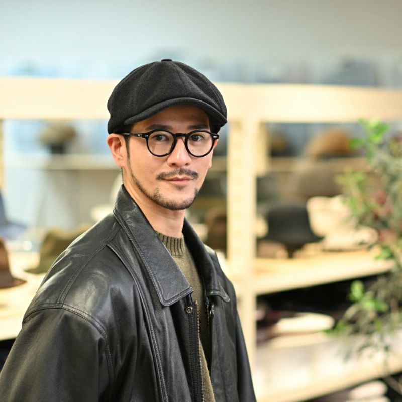 ヴィゲーンズのキャスケット Newsboy Classic Cap（ニュースボーイ クラシックキャップ）W102393 ブラック