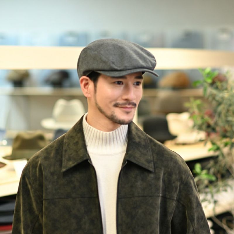 ヴィゲーンズのハンチング Ivy Contemporary Cap（アイビー コンテンポラリーキャップ）W102395 グレー