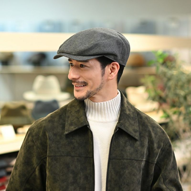 ヴィゲーンズのハンチング Ivy Contemporary Cap（アイビー コンテンポラリーキャップ）W102395 グレー