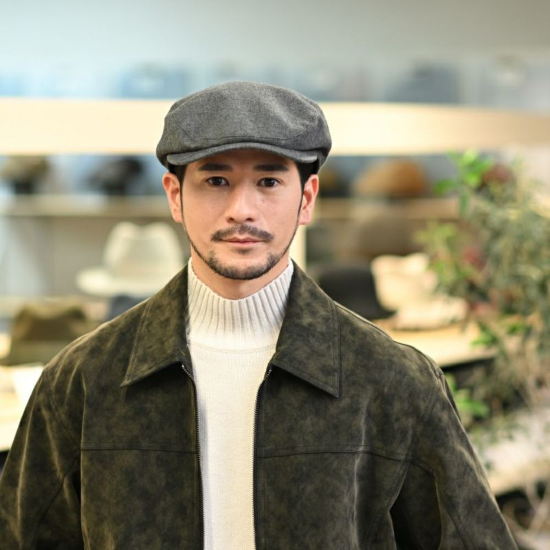 ヴィゲーンズのハンチング Ivy Contemporary Cap（アイビー コンテンポラリーキャップ）W102395 グレー