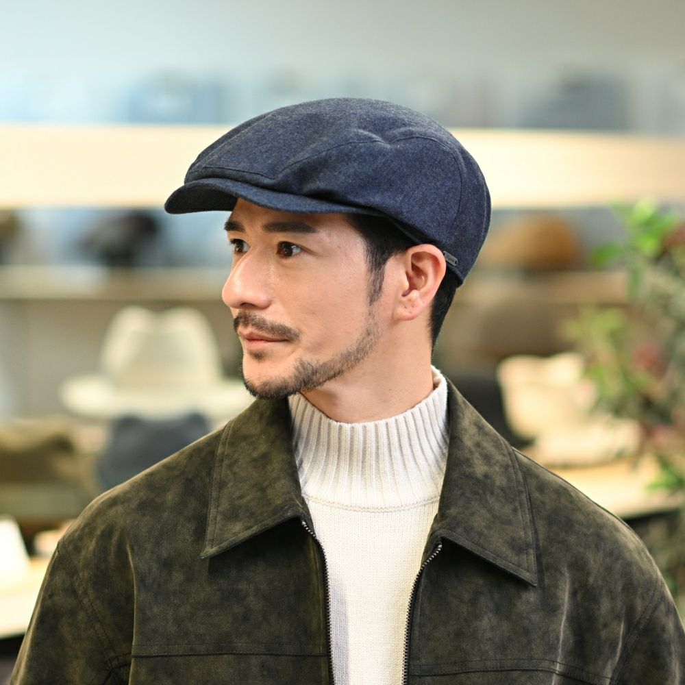 ヴィゲーンズのハンチング Ivy Contemporary Cap（アイビー コンテンポラリーキャップ）W102395 ネイビー