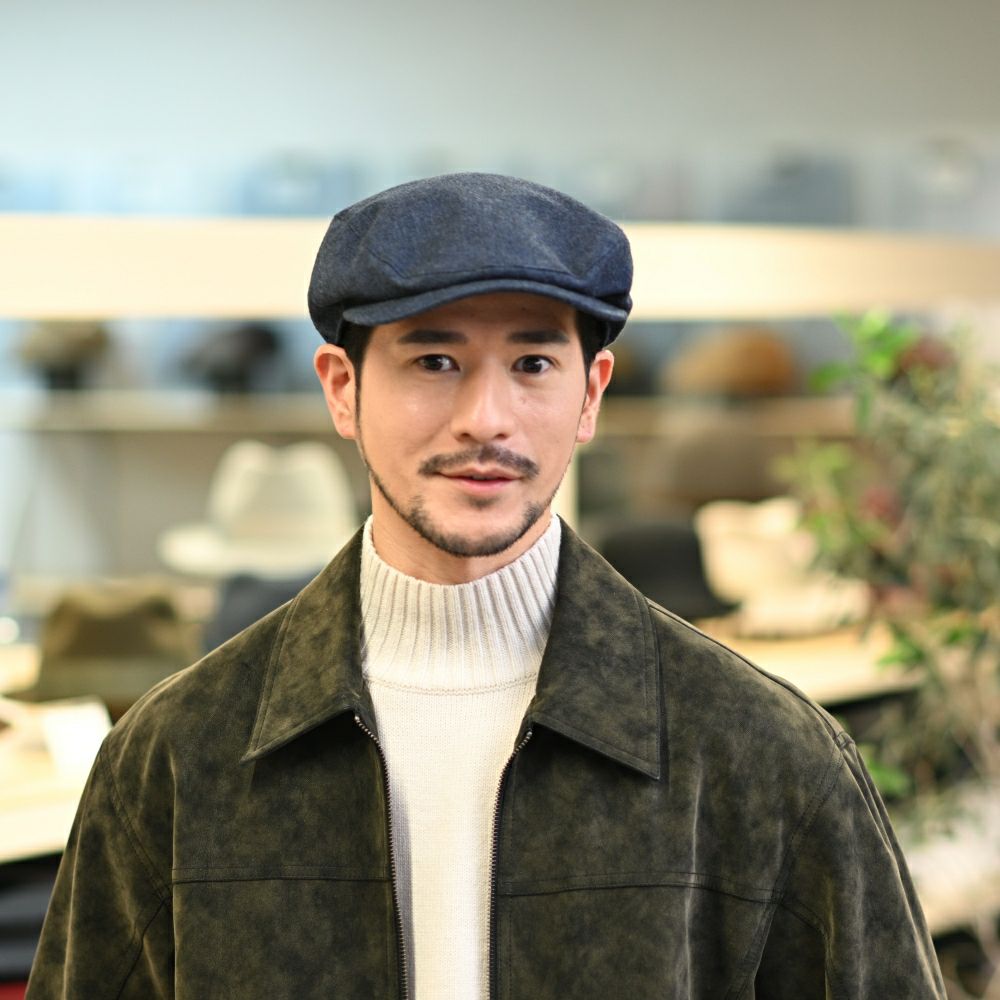 ヴィゲーンズのハンチング Ivy Contemporary Cap（アイビー コンテンポラリーキャップ）W102395 ネイビー