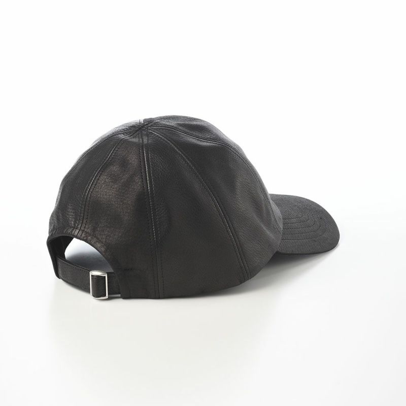 ノックスのキャップ 8panel Leather Cap（8パネル レザー キャップ） ブラック