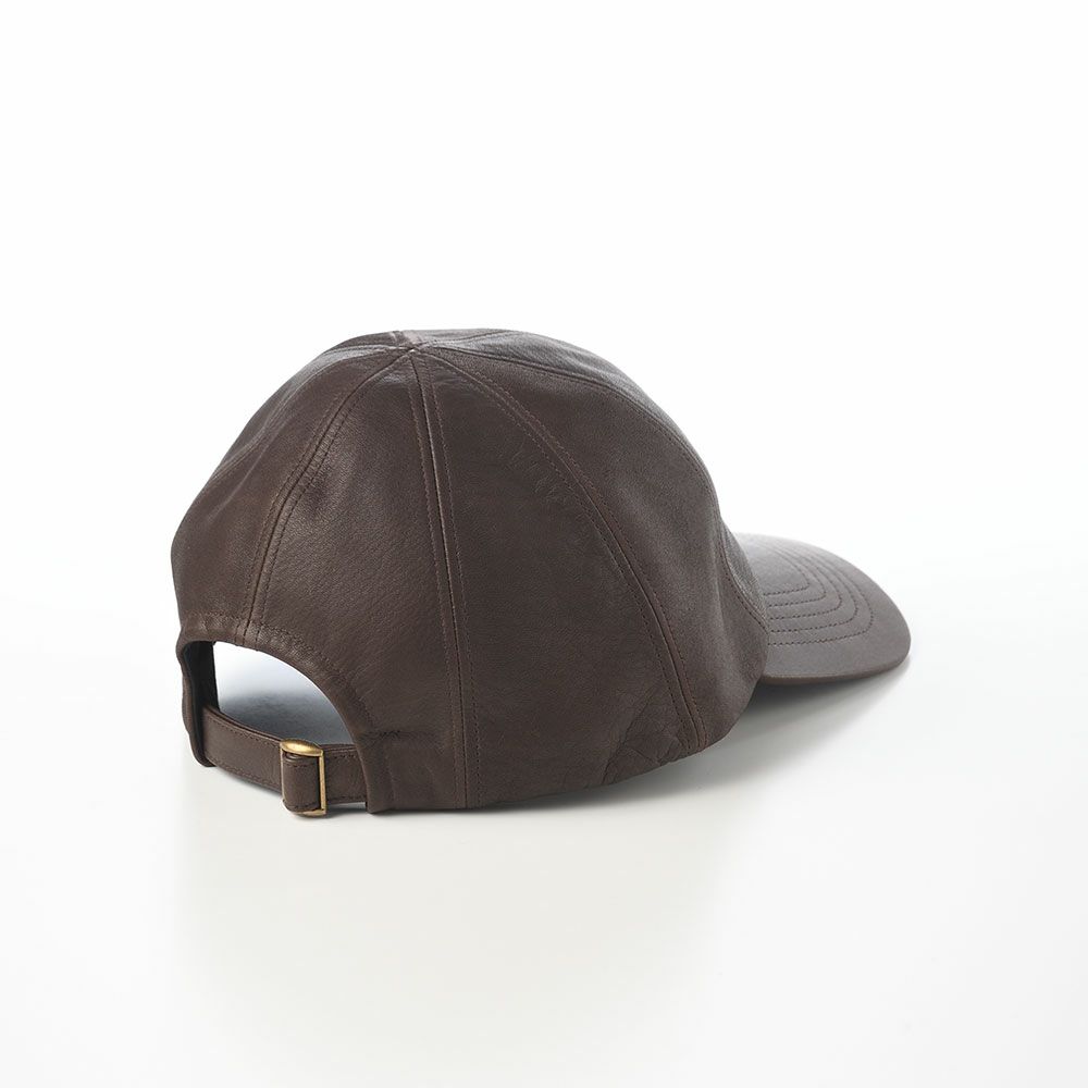 ノックスのキャップ 8panel Leather Cap（8パネル レザー キャップ） ブラウン