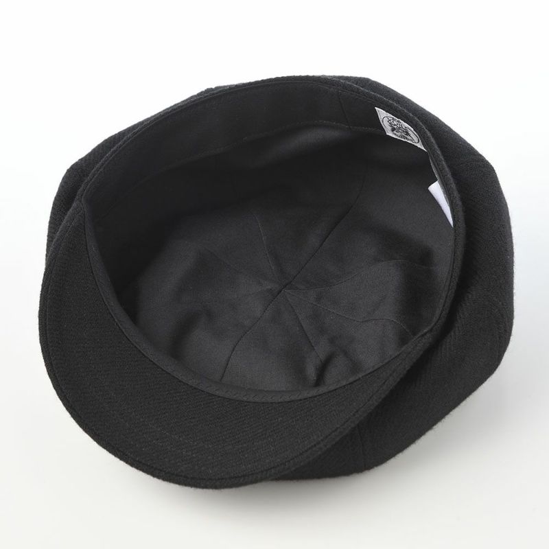 ノックスのキャスケット Wool Serge Casquette（ウールサージ キャスケット） ブラック