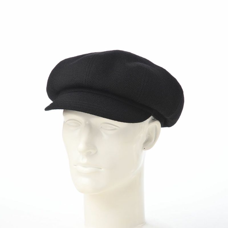 ノックスのキャスケット Wool Serge Casquette（ウールサージ キャスケット） ブラック
