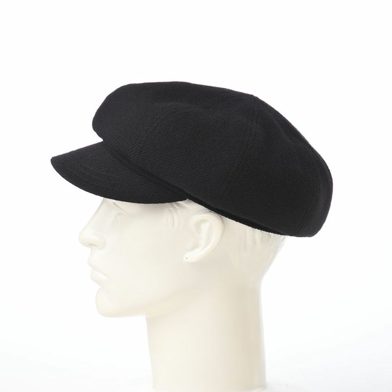 ノックスのキャスケット Wool Serge Casquette（ウールサージ キャスケット） ブラック