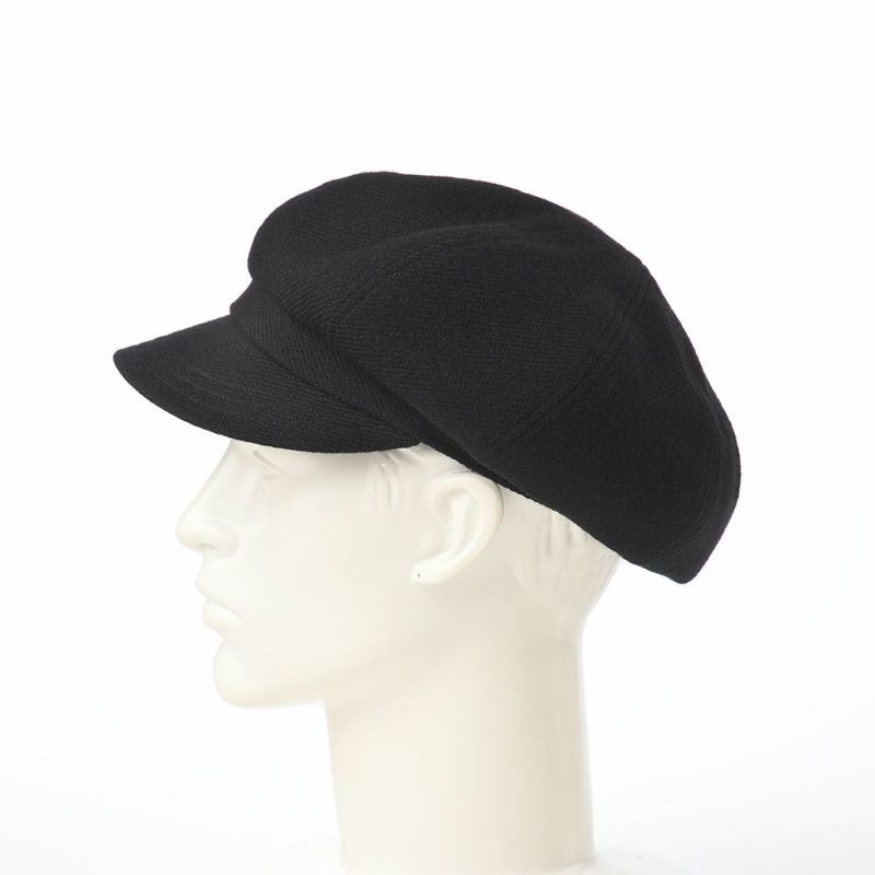 ノックスのキャスケット Wool Serge Casquette（ウールサージ キャスケット） ブラック