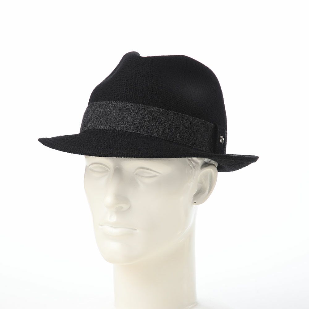 ノックスのソフトハット Wool Serge Windsor（ウールサージ ウインザー） ブラック