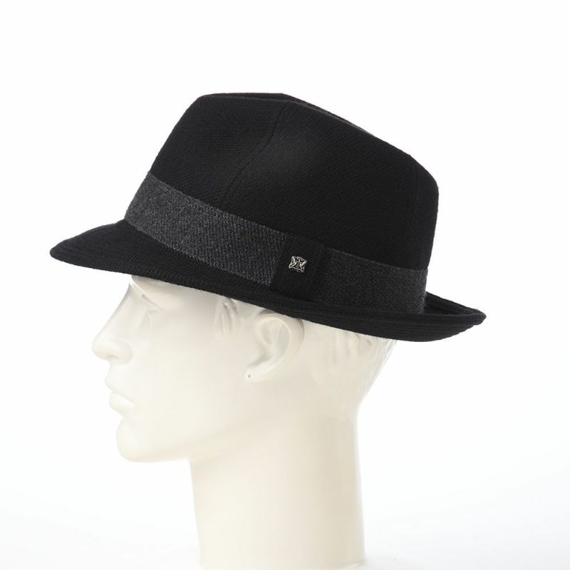 ノックスのソフトハット Wool Serge Windsor（ウールサージ ウインザー） ブラック