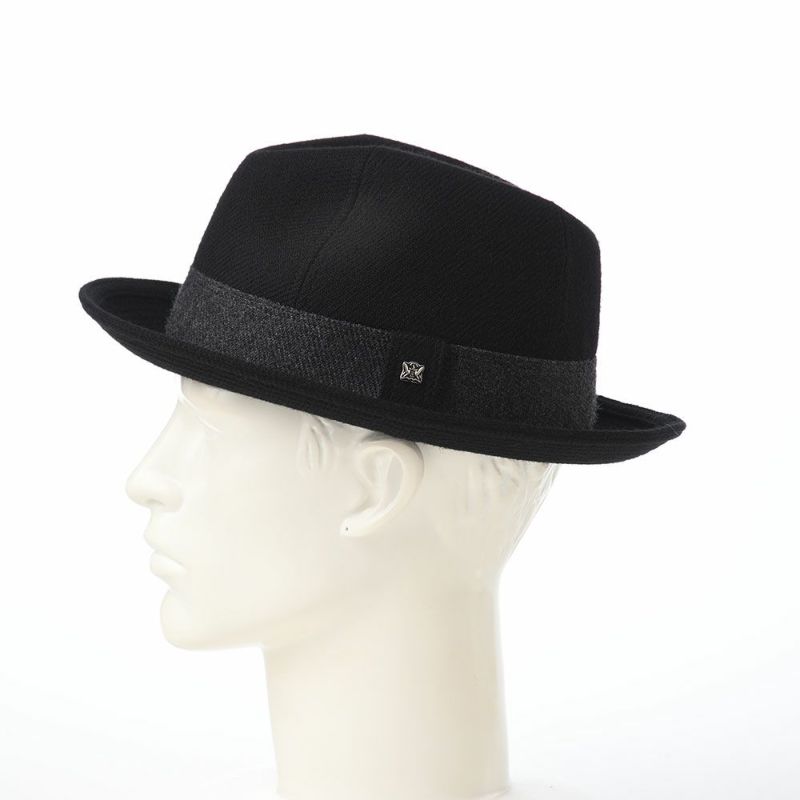 ノックスのソフトハット Wool Serge Windsor（ウールサージ ウインザー） ブラック