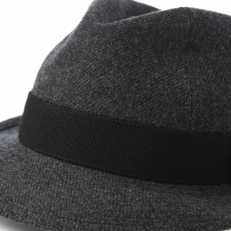ノックスのソフトハット Wool Serge Windsor（ウールサージ ウインザー） チャコール