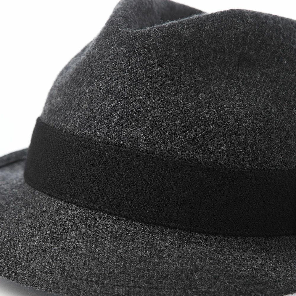 ノックスのソフトハット Wool Serge Windsor（ウールサージ ウインザー） チャコール