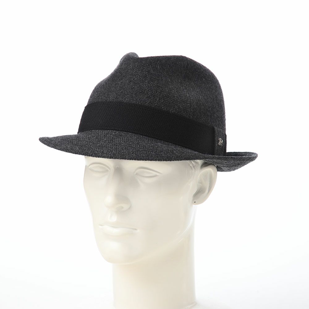 ノックスのソフトハット Wool Serge Windsor（ウールサージ ウインザー） チャコール