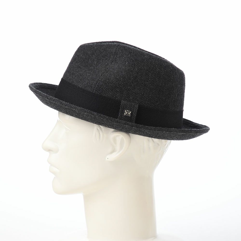 ノックスのソフトハット Wool Serge Windsor（ウールサージ ウインザー） チャコール