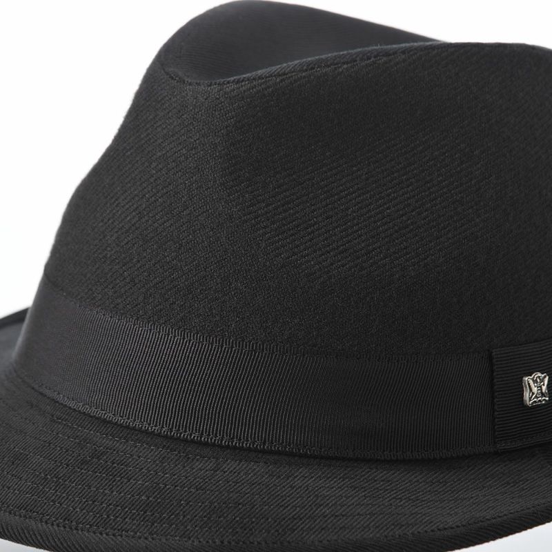 ノックスのソフトハット Melange Serge Corduroy Lescaut（メランジサージ コーデュロイ レスコー）922607R ブラック