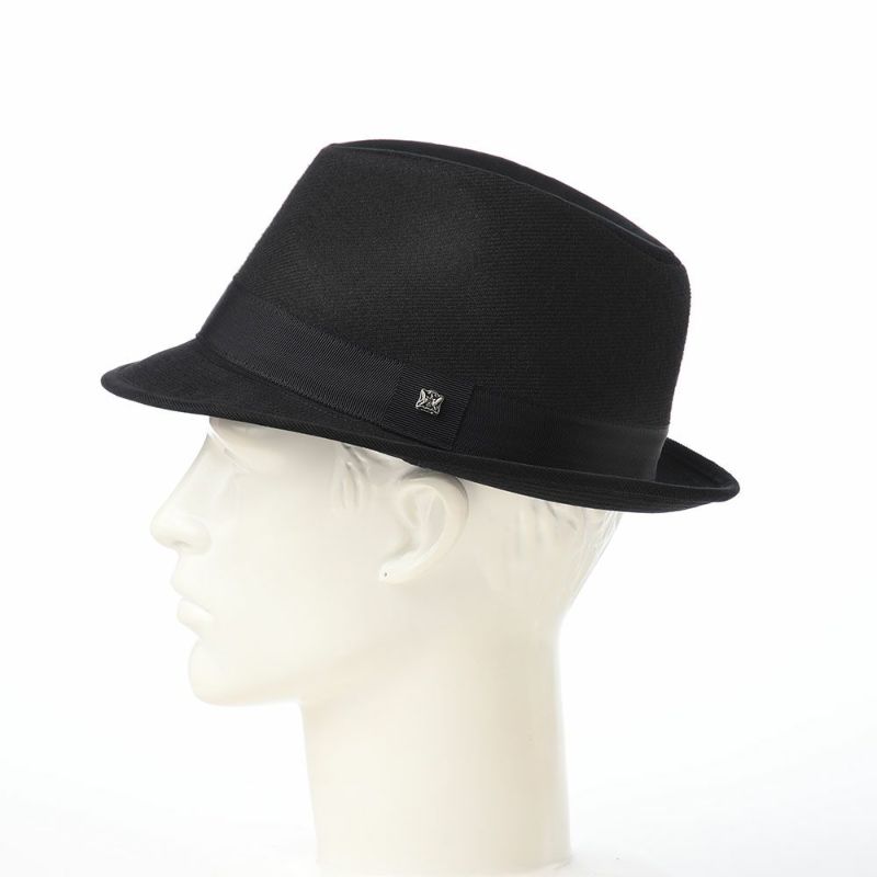 ノックスのソフトハット Melange Serge Corduroy Lescaut（メランジサージ コーデュロイ レスコー）922607R ブラック