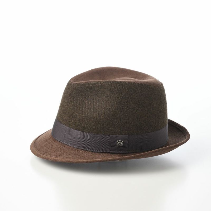 ノックスのソフトハット Melange Serge Corduroy Lescaut（メランジサージ コーデュロイ レスコー）922607R ブラウン