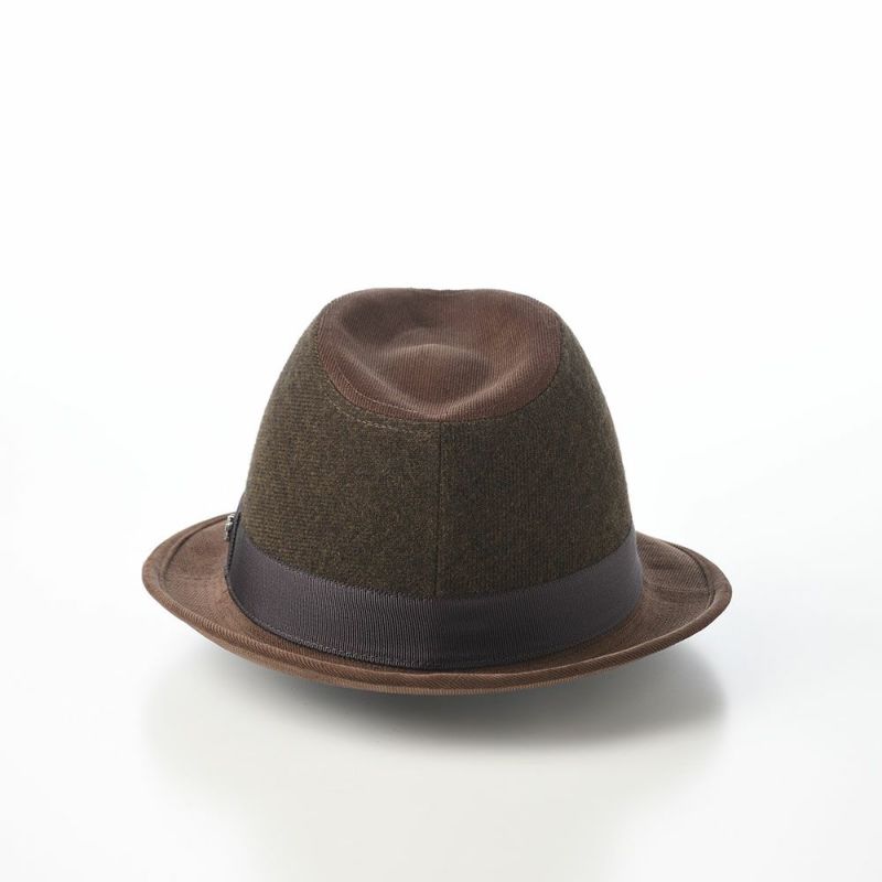 ノックスのソフトハット Melange Serge Corduroy Lescaut（メランジサージ コーデュロイ レスコー）922607R ブラウン