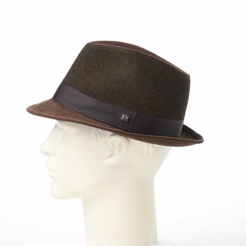 ノックスのソフトハット Melange Serge Corduroy Lescaut（メランジサージ コーデュロイ レスコー）922607R ブラウン