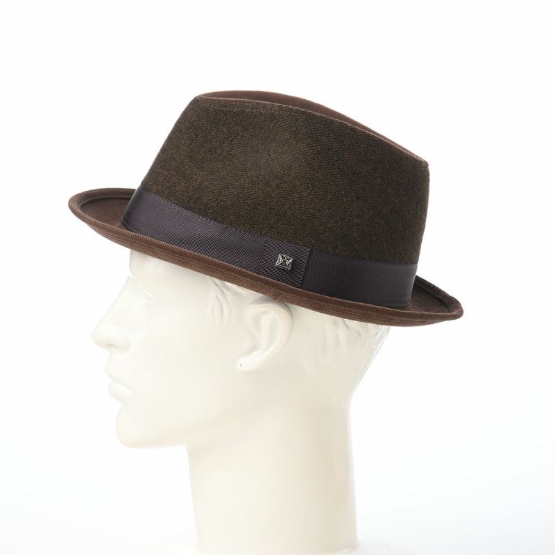 ノックスのソフトハット Melange Serge Corduroy Lescaut（メランジサージ コーデュロイ レスコー）922607R ブラウン