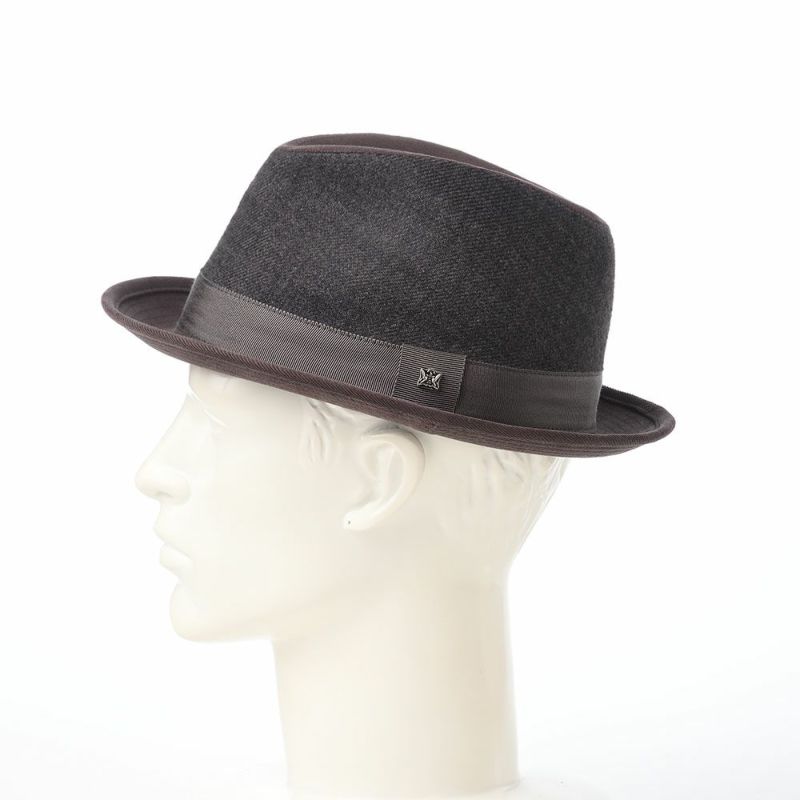 ノックスのソフトハット Melange Serge Corduroy Lescaut（メランジサージ コーデュロイ レスコー）922607R チャコール
