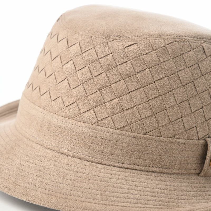 ノックスのソフトハット Suede Combination Soft Hat（スエード コンビネーション ソフトハット） ベージュ