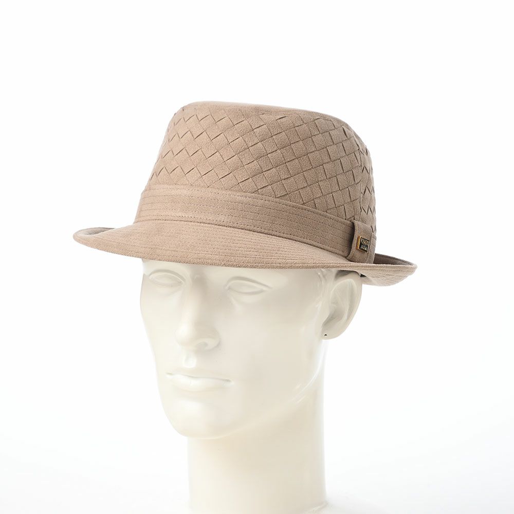 ノックスのソフトハット Suede Combination Soft Hat（スエード コンビネーション ソフトハット） ベージュ