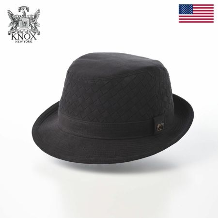 ノックスのソフトハット Suede Combination Soft Hat（スエード コンビネーション ソフトハット） ブラック